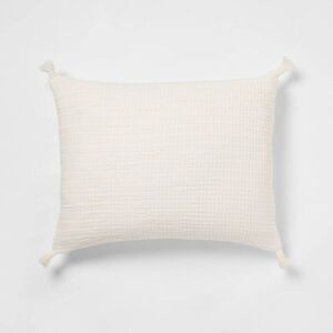 Threshold - Standard Double Cloth Quilt Sham Cream - Threshold Cream